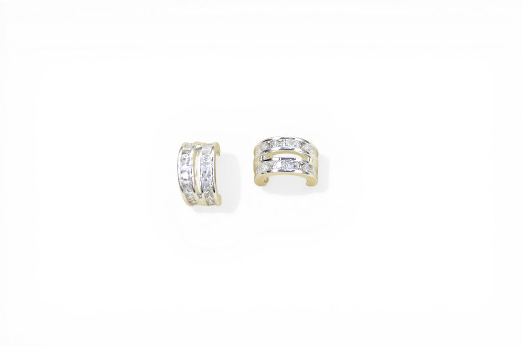 Modern Sculptural Gold Earrings