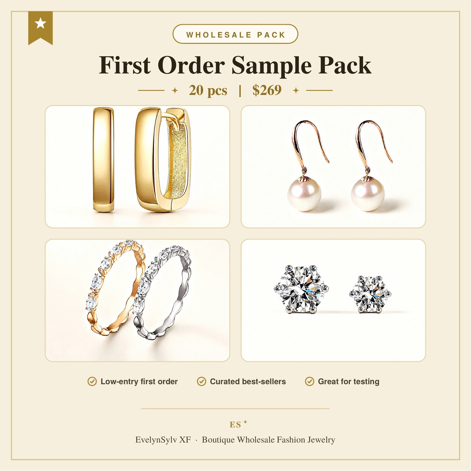 First Order Sample Pack — 20 Pieces