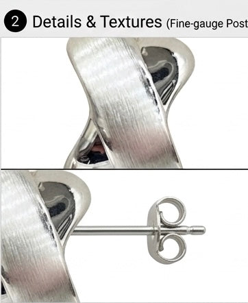 Luna Two-Tone Ball Drop Earrings